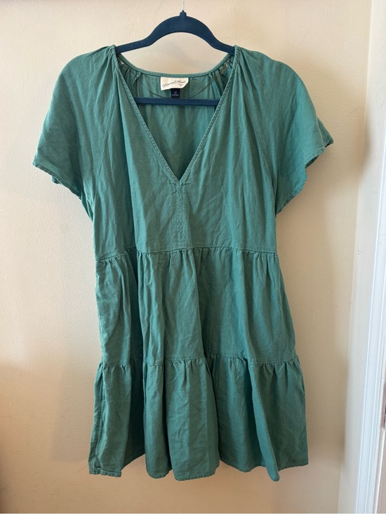Universal Thread Dresses & Skirts - Universal thread green linen dress - M